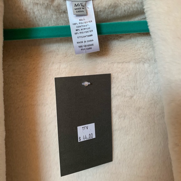 Sherpa Suede Vest - Picture 4 of 4